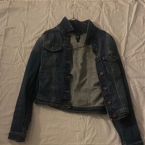 GAP Women's Dark Blue Jean Jacket